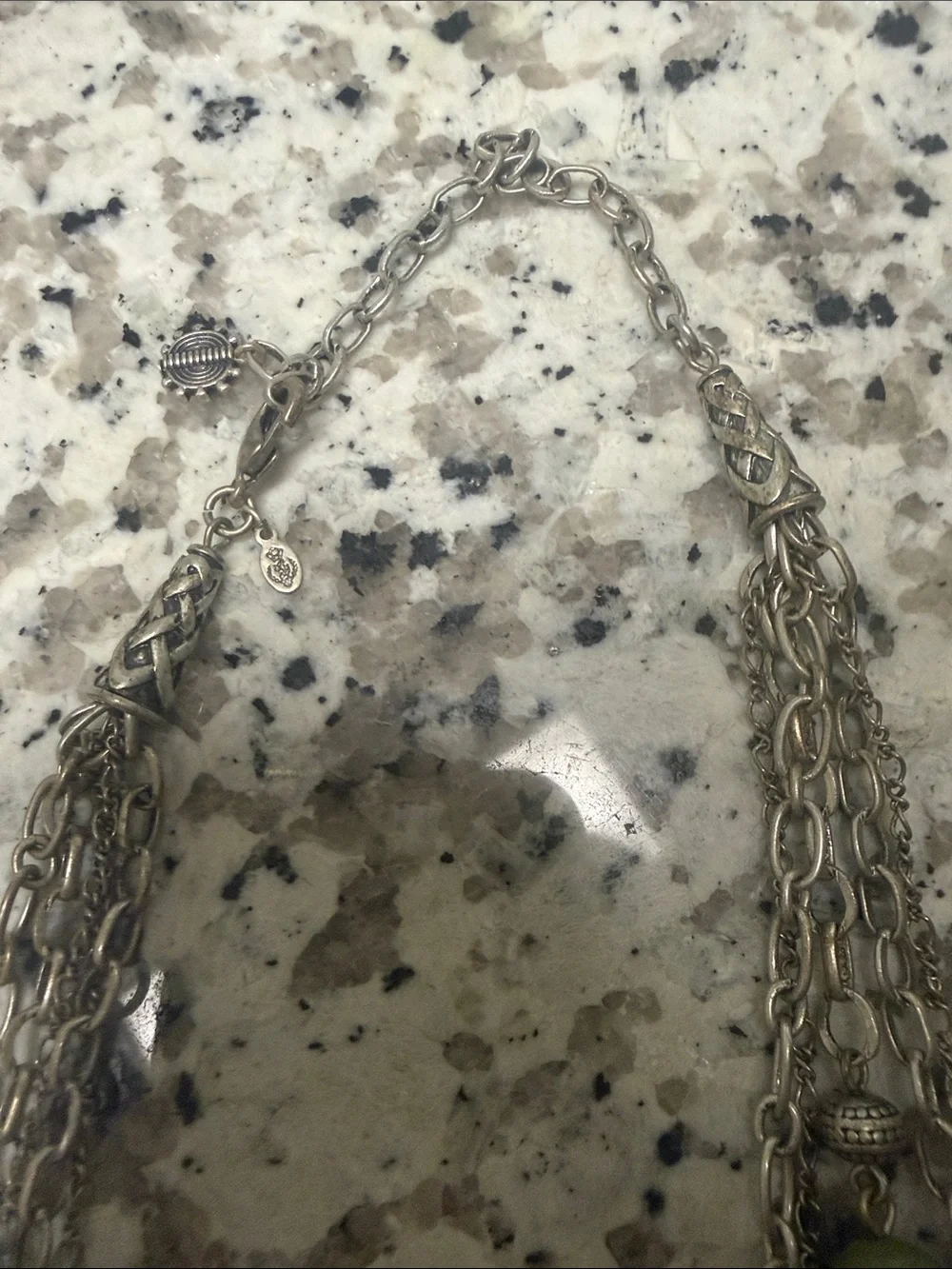 Multi-Color Beaded Multi-Strand Necklace